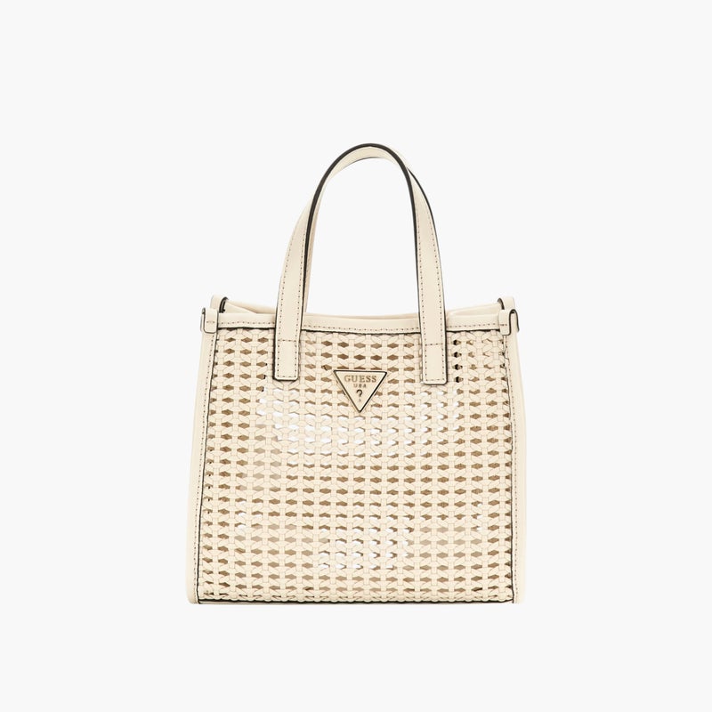 GUESS Woven Mini Tote Bag Set for Women - Image 2